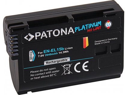 PATONA baterie pro foto Nikon EN-EL15B 2040mAh Li-Ion PLATINUM