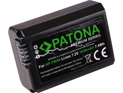 PATONA baterie pro foto Sony NP-FW50 1030mAh Li-Ion PREMIUM