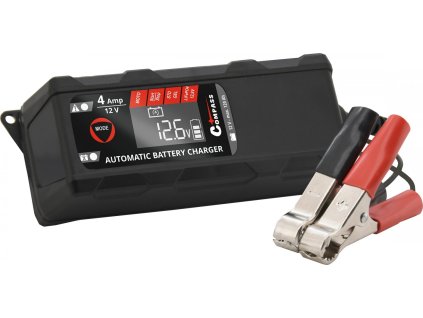 Nabíječka mikroprocesor 4Amp 12V PB/GEL/AGM/LiFePO4 LCD displej