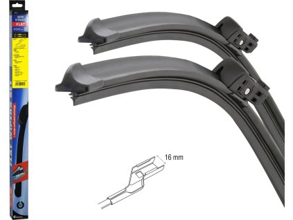 Stěrače FLAT SET (CUBE16) 660+410mm