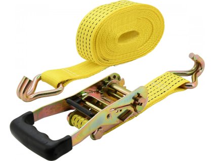 Popruh s ráčnou a háky 2500daN 8m TÜV/GS