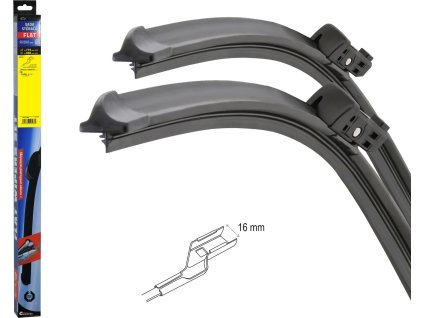 Stěrače FLAT SET (CUBE16) 710+660mm