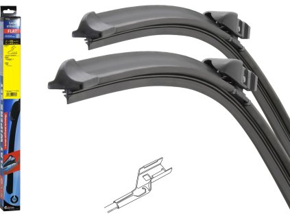 Stěrače FLAT SET (CUBE) 550+410mm