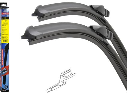 Stěrače FLAT SET (CUBE) 610+410mm