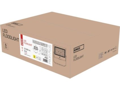 LED reflektor AGENO 150W, černý, neutrální bílá