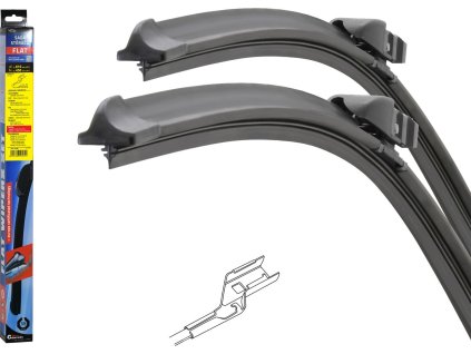 Stěrače FLAT SET (CUBE) 610+450mm SUP II