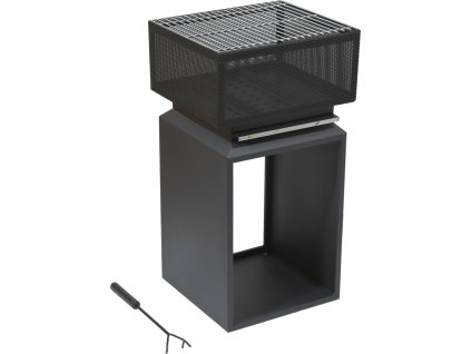 Ohniště CUBE s mřížkou 74cm