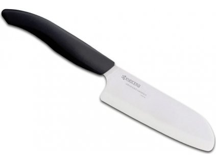 KYOCERA keramický profesionální kuchyňský nůž, bílá čepel - 11,5 cm, černá rukojeť