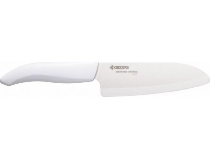 KYOCERA keramický profesionální kuchyňský nůž, bílá čepel  14 cm/ bílá rukojeť