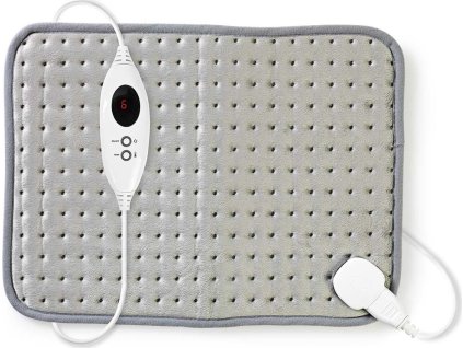 NEDIS elektrická poduška na břicho a záda/ 43 x 32 cm/ 6 nastavení teploty/ ochrana proti přehřátí