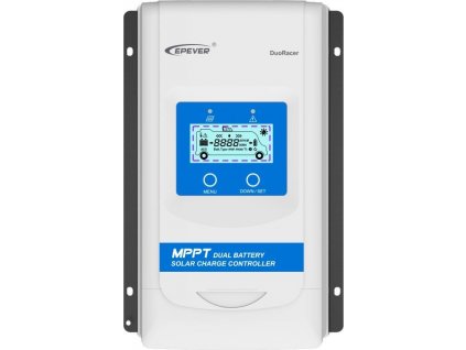 EPEVER DR3210-DDS solární MPPT regulátor 12/24 V, DuoRacer 30A, vstup 100V