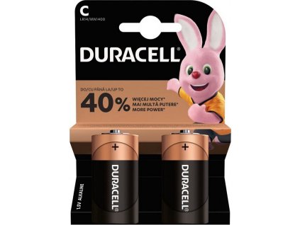 Duracell Basic alkalická baterie 2 ks (C)