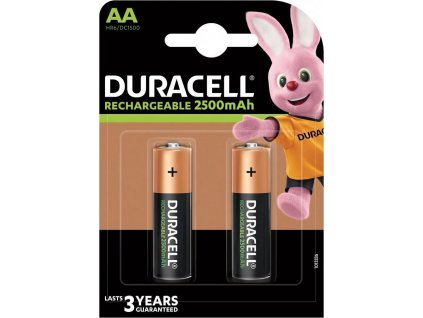 Duracell Rechargeable baterie nabíjecí 2500mAh 2 ks (AA)