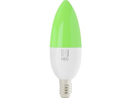IMMAX NEO SMART žárovka LED E14 6W RGB+CCT barevná a bílá, stmívatelná, Wi-Fi, TUYA