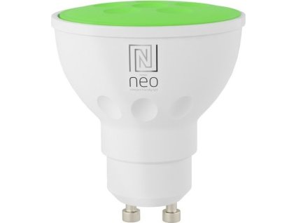 IMMAX NEO SMART žárovka LED GU10 6W RGB+CCT barevná a bílá, stmívatelná, Wi-Fi, TUYA