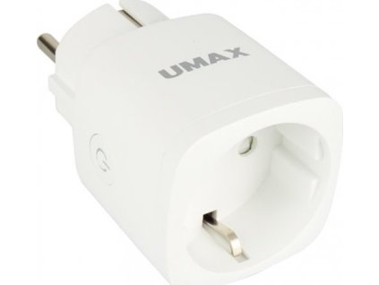 UMAX chytrá zásuvka U-Smart Wifi Plug Mini/ Wi-Fi/ 1x zástrčka/ Amazon Alexa/ Google Assistant/ Android/ iOS/ bílá