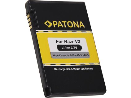 PATONA baterie pro mobilní telefon Motorola Razr V3 850mAh 3,7V Li-lon