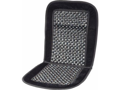 Potah sedadla kuličkový s lemem černý 93x44cm