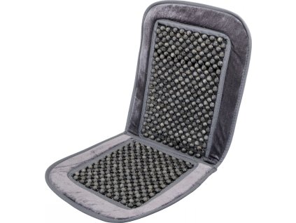 Potah sedadla kuličkový s lemem šedý 93x44cm
