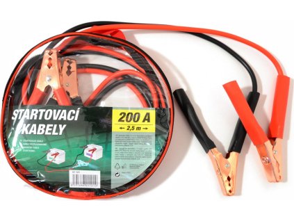 Startovací kabely 200A 2,5m zipper bag