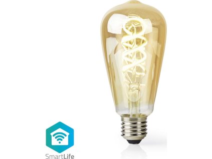 SmartLife LED žárovka | Wi-Fi | E27 | 360 lm | 4.9 W | Teplé až chladné bílé | 1800 - 6500 K | Sklo | Android™ / IOS | ST64 | 1 kusů