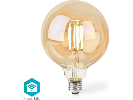 SmartLife LED žárovka | Wi-Fi | E27 | 806 lm | 7 W | Teplá Bílá | 1800 - 3000 K | Sklo | Android™ / IOS | Globe | 1 kusů