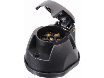 Zásuvka tažného zařízení 7 pólů s těsněním