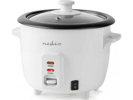 Rýžovar | 0.6 l | 300 W | Hliníkový napařovač | Nepřilnavý povrch | Vyjímatelná miska | Automatické vypnutí
