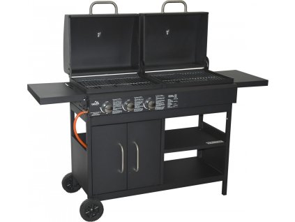 Gril COUPLE 2in1 plyn/dřevěné uhlí