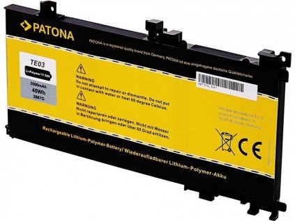 PATONA baterie pro ntb HP Omen 15 3500mAh Li-Pol 11,55V TE03XL
