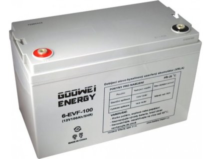 GOOWEI ENERGY Pb trakční záložní akumulátor VRLA GEL 12V/100Ah (6-EVF-100)