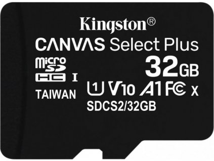 KINGSTON Canvas Select Plus 32GB microSD / UHS-I / CL10 / bez adaptéru