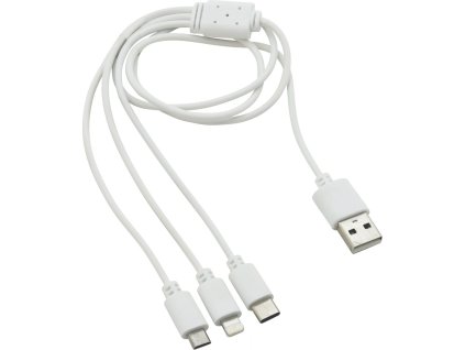 Nabíjecí USB kabel 3in1 (micro USB, iPhone, USB C)