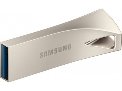 SAMSUNG Bar Plus USB 3.2 64GB / USB 3.2 Gen 1 / USB-A / Kov / Stříbrná