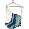 Houpací síť k sezení 95x50cm modro-zelená