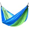 Houpací síť NYLON 275x137cm zeleno-modrá