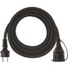 Venkovní prodlužovací kabel 5 m / 1 zásuvka / černý / guma-neopren / 250 V / 1,5 mm2