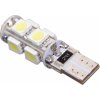 Žárovka 9 SMD LED 12V T10 s rezistorem CAN-BUS ready bílá