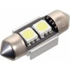 Žárovka 2 SMD LED 12V suf. SV8.5 32mm s rezistorem CAN-BUS ready bílá
