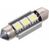 Žárovka 3 SMD LED 12V suf. SV8.5 36mm s rezistorem CAN-BUS ready bílá