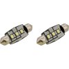 Žárovka 3 LED SMD 12V suf.11X38 SV8.5 NEW-CAN-BUS bílá 2ks