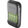 Ultra-rychlá nabíječka baterií GP Charge 10 S491 + 4× AA