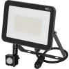 LED reflektor INOVO s pohybovým čidlem, 50W, antracit,  neutrální bílá