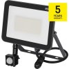LED reflektor INOVO s pohybovým čidlem, 50W, antracit,  neutrální bílá