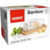 BANQUET Dóza na máslo BRILLANTE Bamboo 20 x 15 x 1,5 cm