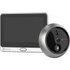 EZVIZ chytrý dveřní videotelefon DP2C/ Wi-Fi/ kamera 1080p/ H.265/ kukátko/ zvonek/ IR do 5 m/ PIR/ LCD 4,3"/ stříbrný