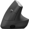 Logitech MX/Vertikální/Optická/Pro praváky/4 000 DPI/Drátová+bezdrátová/Černá