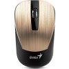 GENIUS NX-7015/Kancelářská/Optická/1 600 DPI/Bezdrátová USB/Zlatá