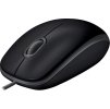 Logitech B110 Silent/Kancelářská/Optická/1 000 DPI/Drátová USB/Černá