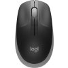 Logitech myš M190/ optická/ bezdrátová/ USB/ 3 tlačítka/ šedá/ 1000dpi